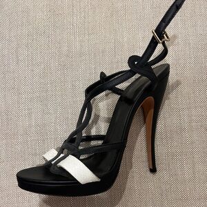 Bally sandal heel 3 1/2 inch heels size 10.5